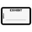 Tabbies TAB 58092 Color-coded Legal Exhibit Labels - 1 58 X 1 Length -