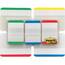 3m MMM 686VAD1 Post-itreg; Tabs Value Pack - Primary Bar Colors - Writ