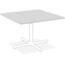 Lorell LLR 62583 Hospitality Square Tabletop - Light Gray - Square Top