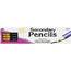Charles LEO 65502 Cli Secondary Pencils With Eraser - Black Lead - Blu