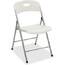 Lorell LLR 62530 Translucent Folding Chairs - Clear Plastic Seat - Cle