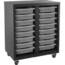 Lorell LLR 71101 Pull-out Bins Mobile Storage Unit - 36 Height X 30 Wi