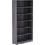 Lorell LLR 69565 Weathered Charcoal Laminate Bookcase - 72 Height X 36