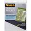 3m WL854C Scotch File Pocket - 9 X 11 - Plastic - Clear - 1 Each