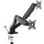 Lorell LLR 99801 Mounting Arm For Monitor - Black - Yes - 2 Display(s)