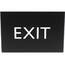Lorell LLR 02671 Exit Sign - 1 Each - 4.5 Width X 6.8 Height - Rectang