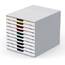 Durable DBL 763027 Durable Varicolor Mix 10 Drawer Desktop Storage Box
