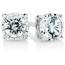 Joyswag E964 14 Ct. T.w. Round Diamond Four Prong Solitaire Stud Sterl