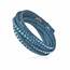 Swarovski 5043496 Slake Blue Alcantara Women's Crystal Accented Wrap D