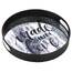 Nikki 5001094 Made With Love Round Mirrored Metal Tray - 15 Inches