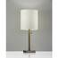 Homeroots.co 372487 Brass Metal Table Lamp