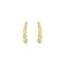 Unbranded 28869 14k Yellow Gold Graduated Circles Climber Post Earring