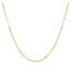 Unbranded 58935-22 10k Yellow Gold Adjustable Cable Chain 0.9mm Size: 