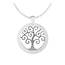 Unbranded 86757-18 Tree Of Life Cutout Pendant In Sterling Silver Size