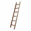 Homeroots.co 380337 4 Step Rustic Weathered Grey Wood Ladder Shelf