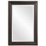 Homeroots.co 383729 Rectangle Oil Rubbed Bronze Finish Mirror With Woo