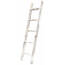 Homeroots.co 380339 4 Step Rustic White Wood Ladder Shelf