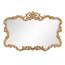 Homeroots.co 383714 Gold Leaf Mirror With Decorative Textured Frame