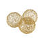Homeroots.co 373742 5 X 5 X 5 Gold Iron Wire Spheres Box Of 3