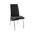 Homeroots.co 374174 17 X 24 X 38 Black Metal Side Chair (set-2)
