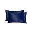 Homeroots.co 317116 12 X 20 X 5 Navy, Cowhide - Pillow 2-pack