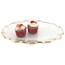 Homeroots.co 375751 10 Glass Oval Edge Gold Serving Platter