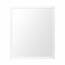 Homeroots.co 380080 Rectangle White Accent Mirror With Crisp White Fin