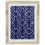 Homeroots.co 376646 Indigo And White Print Design Framed Wall Art