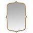 Homeroots.co 373218 36 Hillary Antique Gold Metal Framed Mirror