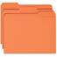 Business BSN 44105 13 Tab Cut Recycled Top Tab File Folder - Orange - 