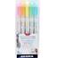 Zebra ZEB 79105 Pen Mildliner Brush Pen  Marker Set - Fine Marker Poin