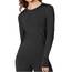 Urban URBAN SAV US105BLKS-S Carnegie Women's Long Sleeve Top In Black