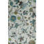 Homeroots.co 353644 3' X 5' Teal Watercolor Flowers Area Rug