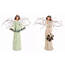 Melrose 61171DS Branch Angels (set Of 2) 15h Paper Pulp