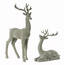 Melrose 80473DS Deer (set Of 2) 10l X 10h, 10l X 17h Resin