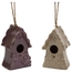 Melrose 58737DS Hanging Bird Houses (set Of 4) 12.5h Ceramic