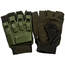 Fox 79-880 M Half Finger Tactical Engagement Glove - Olive Drab Medium