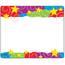 Trend TEP T68070 Trend Stars  Swirls Colorful Self-adhesive Name Tags 