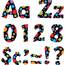Trend TEP 79754 Trend Ready Letter Neon Dots - Pin-up - 4 Height X 8 L