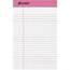 Tops TOP 20078 Pink Binding Writing Pads - 50 Sheets - 0.28 Ruled Pink