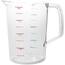 Rubbermaid RCP 3218CLECT Commercial Bouncer 4 Quart Measuring Cup - 1 