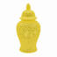 Plutus PBTH94458 Ceramic Jar - Yellow In Yellow Porcelain