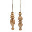 Melrose 81023DS Drop Ornament (set Of 6) 11h Wood