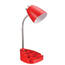 All LD1002-RED Limelights Gooseneck Organizer Desk Lamp With Ipad Tabl