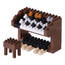 Nanoblock NBC148 Electric Organ Building Kit 3d Puzzle