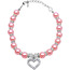 Mirage 99-04 SMRS Heart And Pearl Necklace Rose Sm 68