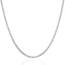 Unbranded 07460-18 2.6mm 14k White Gold Solid Curb Chain Size: 18''