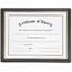 Nudell NUD 19210 Nudell Plastic Framed Award Certificate - Holds 11 X 
