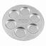 Homeroots.co 375741 13 Handcrafted Decor Silver Seder Plate