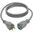 Tripp P022-006-GY-HG 6ft Hospital Medical Power Extension Cord 5-15p 5